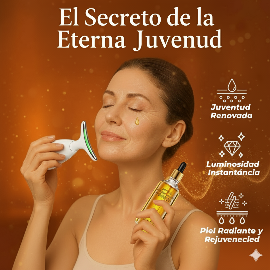 Masajeador facial + serum gratis